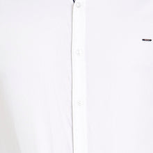 ROCX Men White Colour Satin Plain Casual Shirt