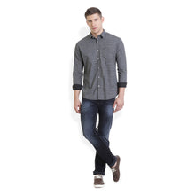 Rocx Men's Grey Colour Printed Casual Shirt
