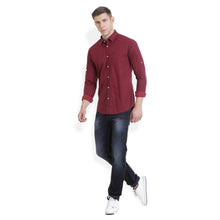 Rocx Men's Red Colour Printed Casual Shirt