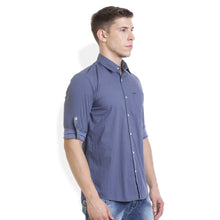 Rocx Men's Blue Colour Printed Casual Shirt