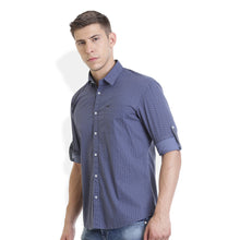Rocx Men's Blue Colour Printed Casual Shirt