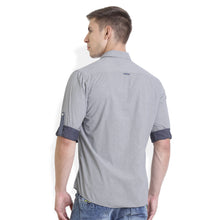 Rocx Men's Light Grey Colour Printed Casual Shirt