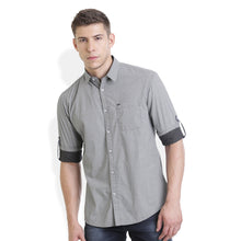 Rocx Men's Grey Colour Printed Casual Shirt