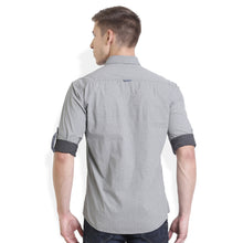 Rocx Men's Grey Colour Printed Casual Shirt