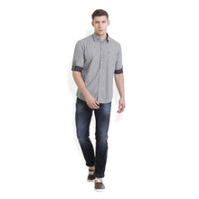 Rocx Men's Grey Colour Printed Casual Shirt