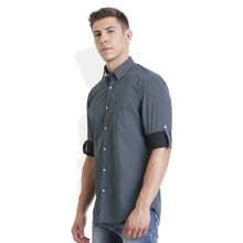 Rocx Men's Blue Colour Printed Casual Shirt
