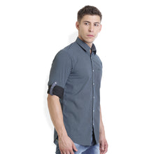 Rocx Men's Blue Colour Printed Casual Shirt