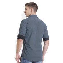 Rocx Men's Blue Colour Printed Casual Shirt