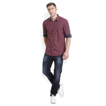 Rocx Men's Red Colour Printed Casual Shirt
