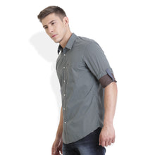 Rocx Men's Green Colour Printed Casual Shirt