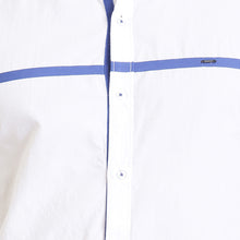 Rocx Men's Blue Colour Panel Casual Shirt
