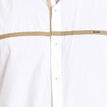Rocx Men's Khaki Colour Panel Casual Shirt