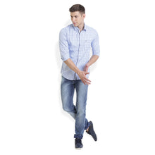 ROCX Men's Multi Colour Twill Checks Casual Shirt