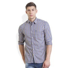ROCX Men's Multi Colour Twill Checks Casual Shirt