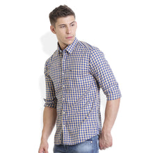 ROCX Men's Multi Colour Twill Checks Casual Shirt