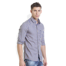 ROCX Men's Multi Colour Twill Checks Casual Shirt