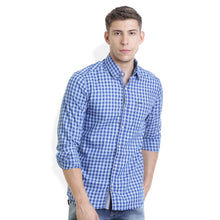 ROCX Men's Multi Colour Twill Checks Casual Shirt