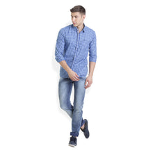 ROCX Men's Multi Colour Twill Checks Casual Shirt