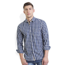ROCX Men's Multi Colour Twill Checks Casual Shirt