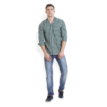 ROCX Men's Multi Colour Twill Checks Casual Shirt
