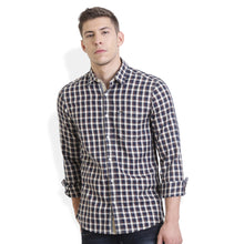 ROCX Men's Multi Colour Twill Checks Casual Shirt