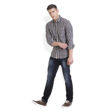 ROCX Men's Multi Colour Twill Checks Casual Shirt