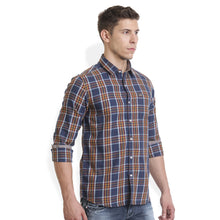 Rocx Men's twill Checks Multi Color Casual Shirt