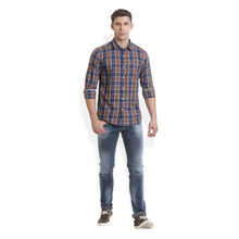 Rocx Men's twill Checks Multi Color Casual Shirt