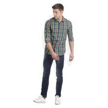 Rocx Men's twill Checks Multi Color Casual Shirt