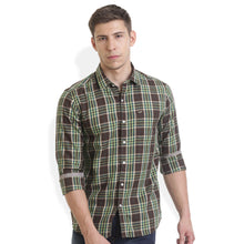 Rocx Men's twill Checks Multi Color Casual Shirt