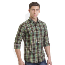 Rocx Men's twill Checks Multi Color Casual Shirt