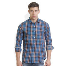 Rocx Men's twill Checks Multi Color Casual Shirt