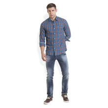 Rocx Men's twill Checks Multi Color Casual Shirt