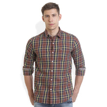Rocx Men's twill Checks Multi Color Casual Shirt