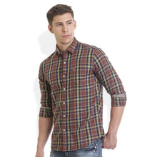 Rocx Men's twill Checks Multi Color Casual Shirt