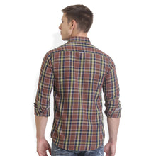 Rocx Men's twill Checks Multi Color Casual Shirt