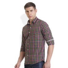 Rocx Men's twill Checks Multi Color Casual Shirt