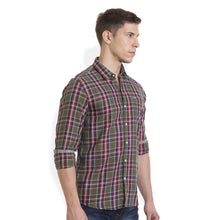 Rocx Men's twill Checks Multi Color Casual Shirt