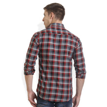 Rocx Men's twill Checks Multi Color Casual Shirt