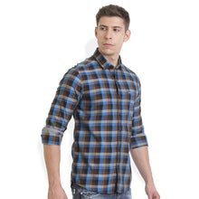 Rocx Men's twill Checks Multi Color Casual Shirt