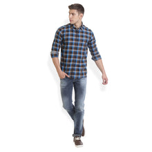 Rocx Men's twill Checks Multi Color Casual Shirt