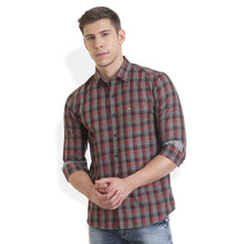 Rocx Men's twill Checks Multi Color Casual Shirt