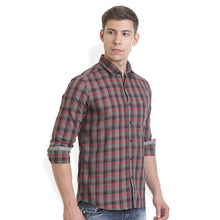Rocx Men's twill Checks Multi Color Casual Shirt