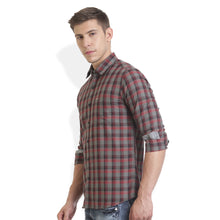 Rocx Men's twill Checks Multi Color Casual Shirt