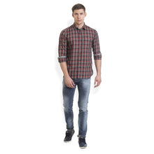 Rocx Men's twill Checks Multi Color Casual Shirt