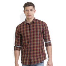 Rocx Men's twill Checks Multi Color Casual Shirt