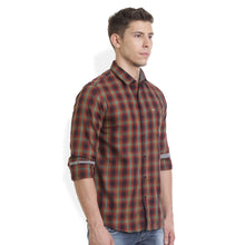 Rocx Men's twill Checks Multi Color Casual Shirt
