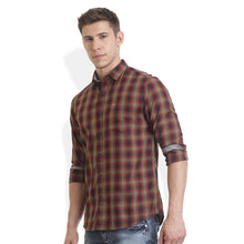 Rocx Men's twill Checks Multi Color Casual Shirt