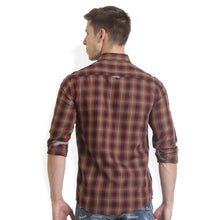 Rocx Men's twill Checks Multi Color Casual Shirt