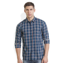 Rocx Men's twill Checks Multi Color Casual Shirt